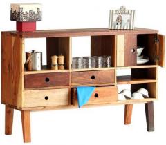 Woodsworth Mexico Sideboard with Reclaimed Wood in Natural Finish