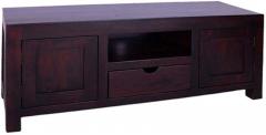 Woodsworth Mexico Solid Wood Entertainment Unit in Passion Mahogany Finish