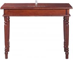 Woodsworth Mexico Study & Laptop Table with Mirror in Colonial Maple Finish