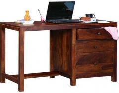 Woodsworth Montevideo Solid Wood Study Table in Honey Oak Finish