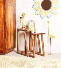 Woodsworth Mosby Set of Tables in Provincial Teak Finish