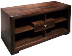 Woodsworth Natal Entertainment Unit in Colonial Maple Finish