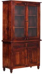Woodsworth Newnham Crockery Cabinet in Honey Oak Finish
