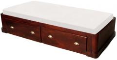 Woodsworth Niramitra Single Bed with storage in Colonial Maple Finish
