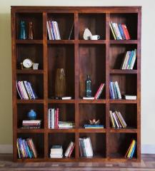 Woodsworth Oakland Solid Wood Book Shelf in Honey Oak Finish