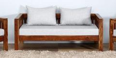 Woodsworth Orting Two Seater Sofa in Provincial Teak Finish