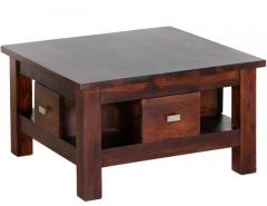 Woodsworth Palmira Coffee Table with Four Drawers in Colonial Maple Finish