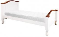 Woodsworth Paris Combination Single Bed in White Finish
