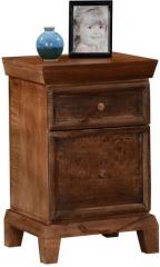 Woodsworth Quito Bed Side Table in Provincial Teak Finish