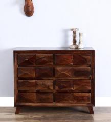 Woodsworth Reno Chest of Eight Drawers in Provincial Teak Finish