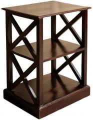Woodsworth Rio Solid Wood End Table in Passion Mahogany Finish