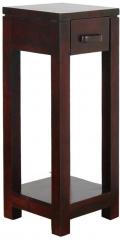Woodsworth Rosario Solid Wood End Table in Passion Mahogany Finish