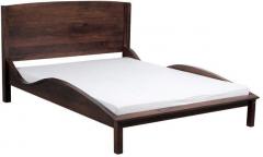 Woodsworth Rosario Solid Wood Queen Size Bed in Provincial Teak Finish