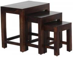 Woodsworth Salvador Set of Three Tables in Solid Wood