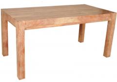 Woodsworth Salvador Six Seater Dining Table in Natural Sheesham Finish