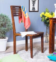 Woodsworth San Jos Solid Wood Dining Chair in Provincial Teak Finish