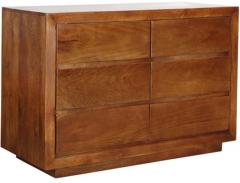 Woodsworth San Luis Chest of Six Drawers in Provincial Teak Finish