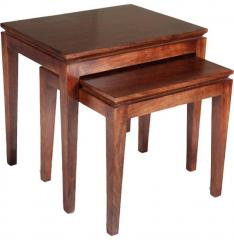 Woodsworth San Luis Solid Wood Set Of Tables in Colonial Maple finish