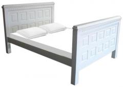 Woodsworth San Marino King Size Bed in White Finish