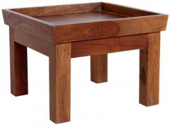 Woodsworth Santa Cruz Solid Wood End table in Natural Sheesham finish
