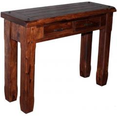 Woodsworth Santo Solid Wood Domingo Console Table in Provincial Teak Finish