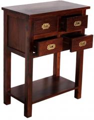 Woodsworth Signar Console Table in Colonial Maple Finish