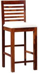 Woodsworth Tijuana Solid Wood Bar Chair in Honey Oak Finish