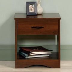Woodware Solid Sheesham Wood Bedside End Table with Drawer for Bedroom Solid Wood Side Table