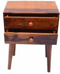 Woodware Solid Wood Bedside Table