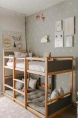 Wudniture Furniture Sheesham Wooden Bunk Size Bed For Kids | Solid Wood Bunk Bed