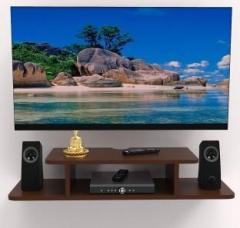 Xtenshion Crafts MDF TV Entertainment Unit Set Top Box Stand Wall Mounted Shelf Solid Wood TV Entertainment Unit