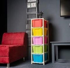Zroof Plastic Free Standing Chest of Drawers