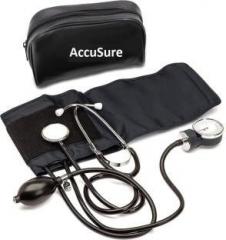 Accusure Aneroid Sphygmomanometer With Stethoscope Bp Monitor