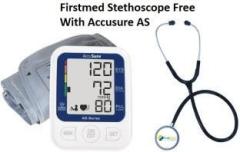 Accusure AS Advance Feature Blood Pressure With Firstmed Free Stethoscope Bp Monitor