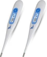 Accusure Combo Pack of 2 Waterproof Non Mercury MT 32 Digital Thermometer for Kids Adults & Babies Thermometer