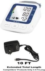 Accusure Digital Blood Pressure Monitor Machine with Voice Broadcast, Pulse Measurement BP Monitor WITH RSC HEALTHCARE ADAPTER Bp Monitor