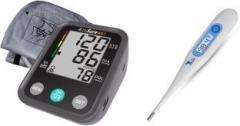 Accusure Digital Thermometer for Adults & Child Comes with AS02 fully Automatic Bp Monitor