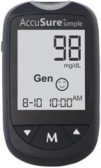 Accusure Simple Glucometer Only Glucometer