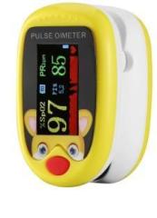 ACU CHECK Kids Pulse Oximeter Pediatric SpO2 Blood Oxygen Saturation Meter Rechargeable Pulse Oximeter