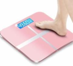 ACU CHECK Weighting Scale Backlit Lcd Display Tempered Glass 180kg/50g 6mm Thickness Lb/kg Weighing Scale