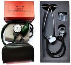 Agarwals Doctor Aneroid Sphygmomanometer Made In Japan Original, Manual Blood Pressure Machine, Arm Blood Pressure Monitors with STETHOSCOPE Bp Monitor