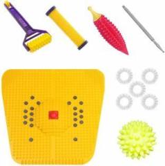 Ahcs M408 Acupressure & Sujok Tools Combo Kit With Foot Mat Pain Relief Massager