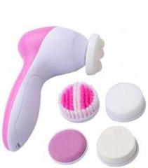 Ak Scientific 5 In 1 Beauty Care Brush Massager Scrubber Face Skin Care Electric Facial Cleanser Massager