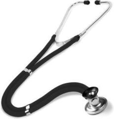 Alexvyan Black Acoustic Sprague Rappaport Type Dual Double Tube Stethoscope Stainless Steel KT 102 for Doctor Professional Student Stethoscope