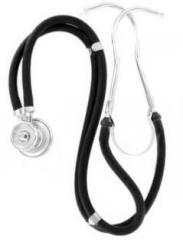 Alexvyan Black Stethoscope for Doctors and student medical Dual head Stainless Steel KT 102 for Doctor Professional Student Stethoscope