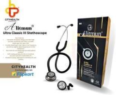 Alitmun Ultra Classic III Tunable Dual Chest Piece Diaphragm Bras Headframe &Chest Piece Superior Quality for top paramedics doctors nurses Stethoscope