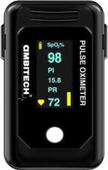 Ambitech High Accuracy Fingertip Pulse Oximeter, SpO2, Perfusion Index with OLED Display Pulse Oximeter