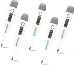 Ambitech PHX 01 Digital Thermometer with One Touch Operation For Child and Adult Oral or Underarm Use Pack of 5 Thermometer