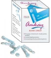 Amkay Plastic Lancet Round Glucometer