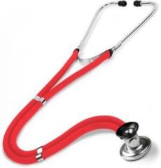 Avb Red Acoustic Sprague Rappaport Type Dual Double Tube Stethoscope High Quality Dual Latex Free Stethoscope